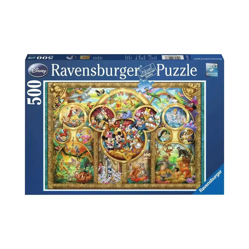 Puzzle Disney : Famille Disney - 500 pièces