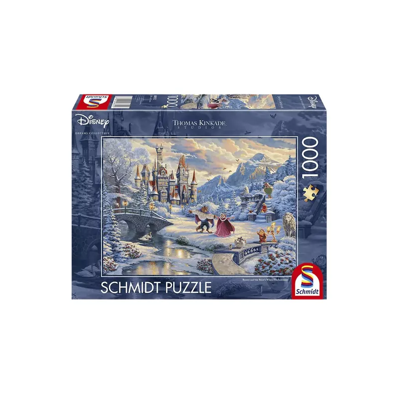 Puzzle Disney La Belle et la Bête Enchantement Hivernal - 1000 pièces