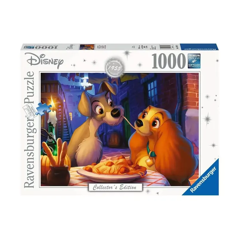 Puzzle Disney : La Belle et le Clochard - 1000 pièces