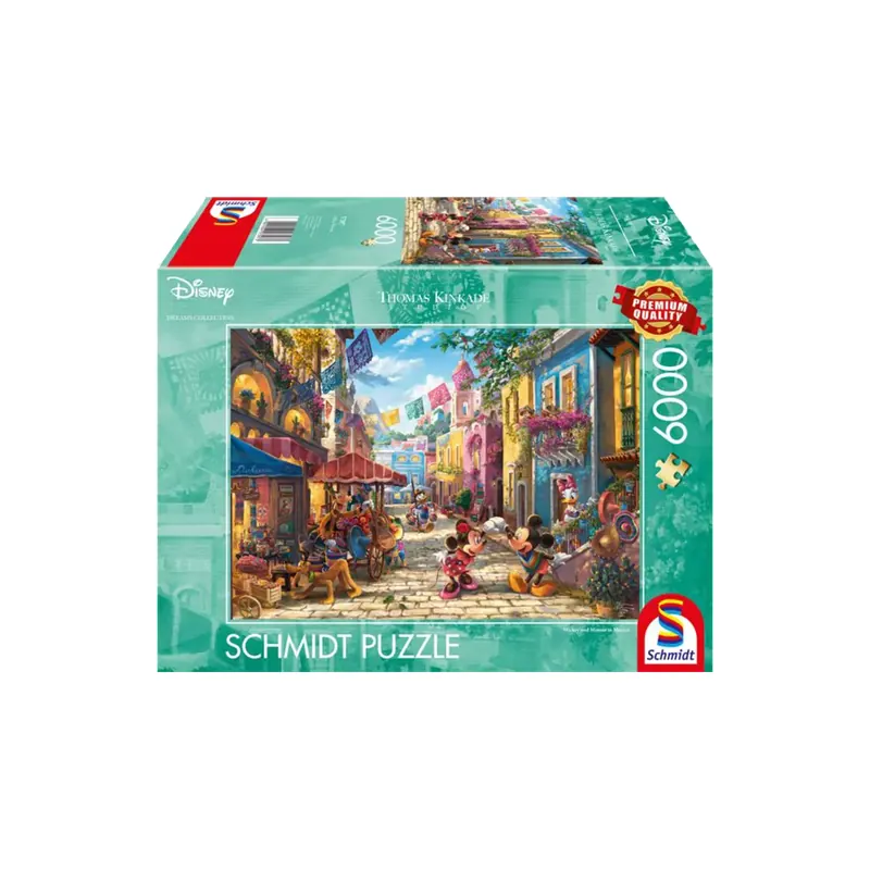 Puzzle Disney Mickey et Minnie à Mexico - 6000 pièces