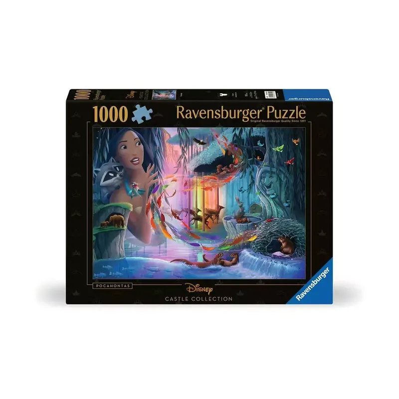 Puzzle Disney : Pocahontas - Collection Château Disney Princesses - 1000 pièces