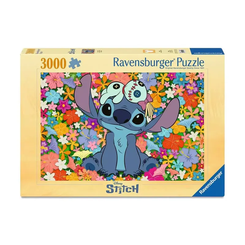 Puzzle Disney : Stitch en fleurs - 3000 pièces