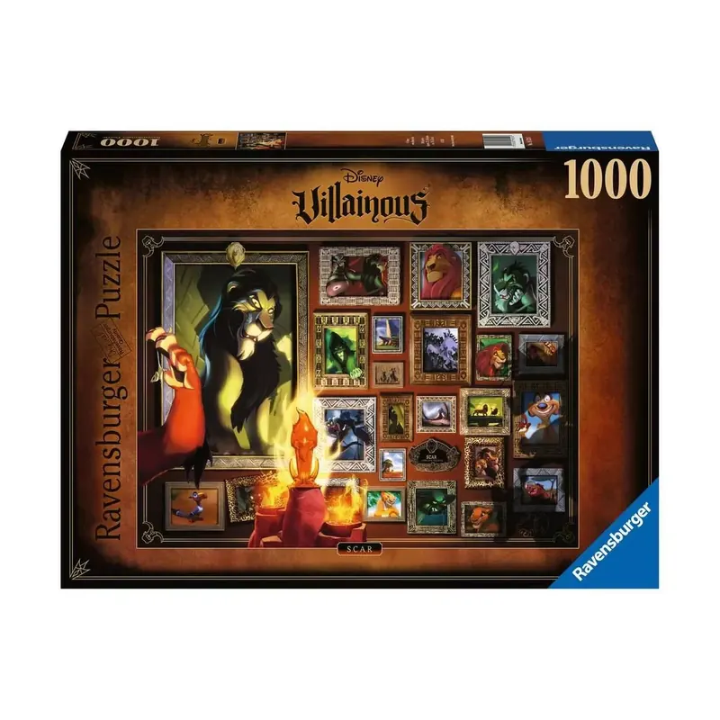 Puzzle Disney Villainous : Scar - 1000 pièces