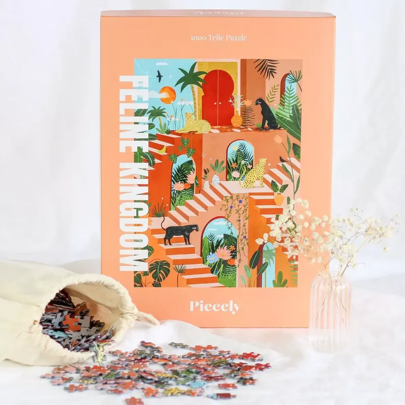 Puzzle Feline Kingdom - 1000 pièces