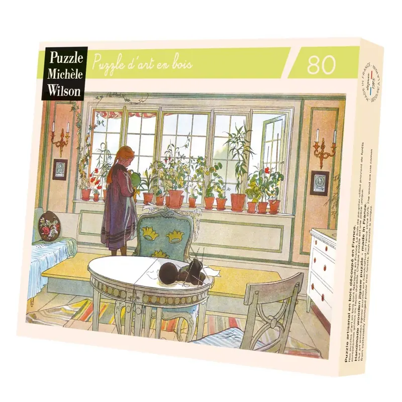 Puzzle Fleurs sur la Fenêtre - 80 pièces
