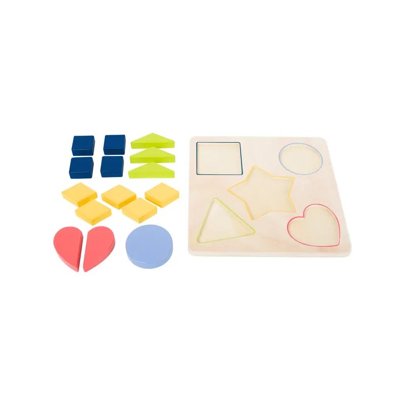 Puzzle Fraction – Formes Géométriques Fractionnées pour Apprendre les Parts