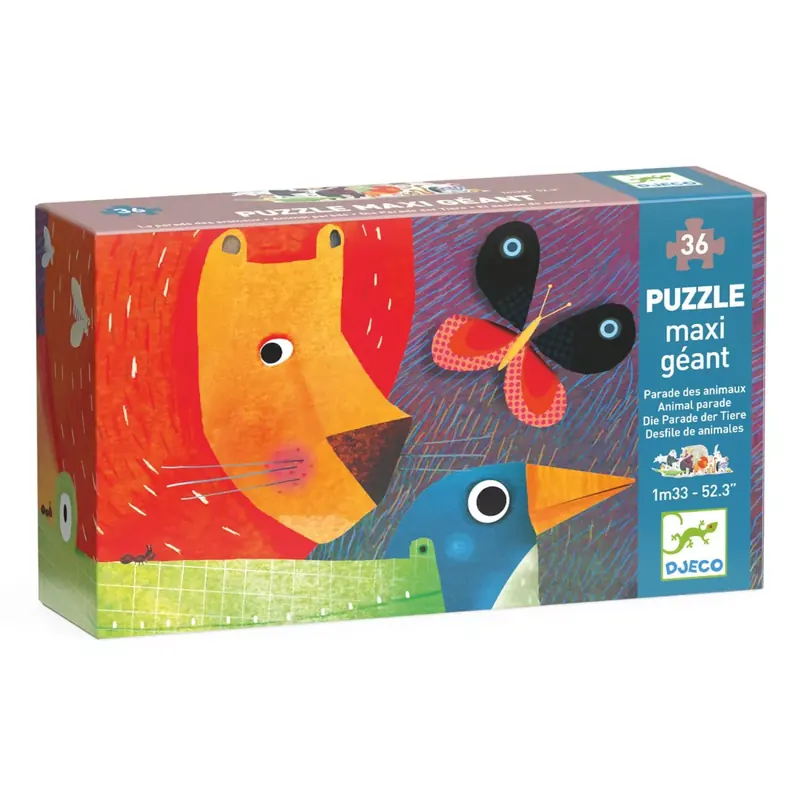 Puzzle Géant La Parade des Animaux - 36 pièces