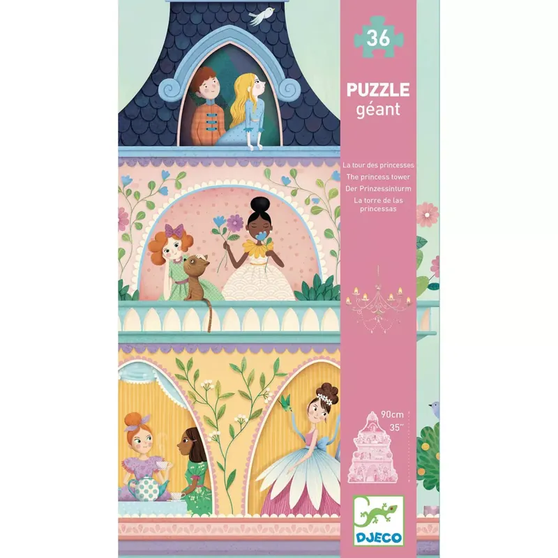 Puzzle Géant La Tour des Princesses - 36 pièces