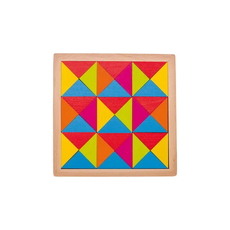 Puzzle jeu de mosaïque en bois (mandala)
