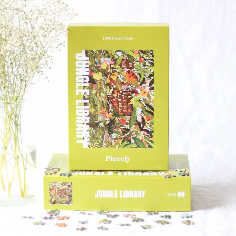 Puzzle Jungle Library - 1000 pièces