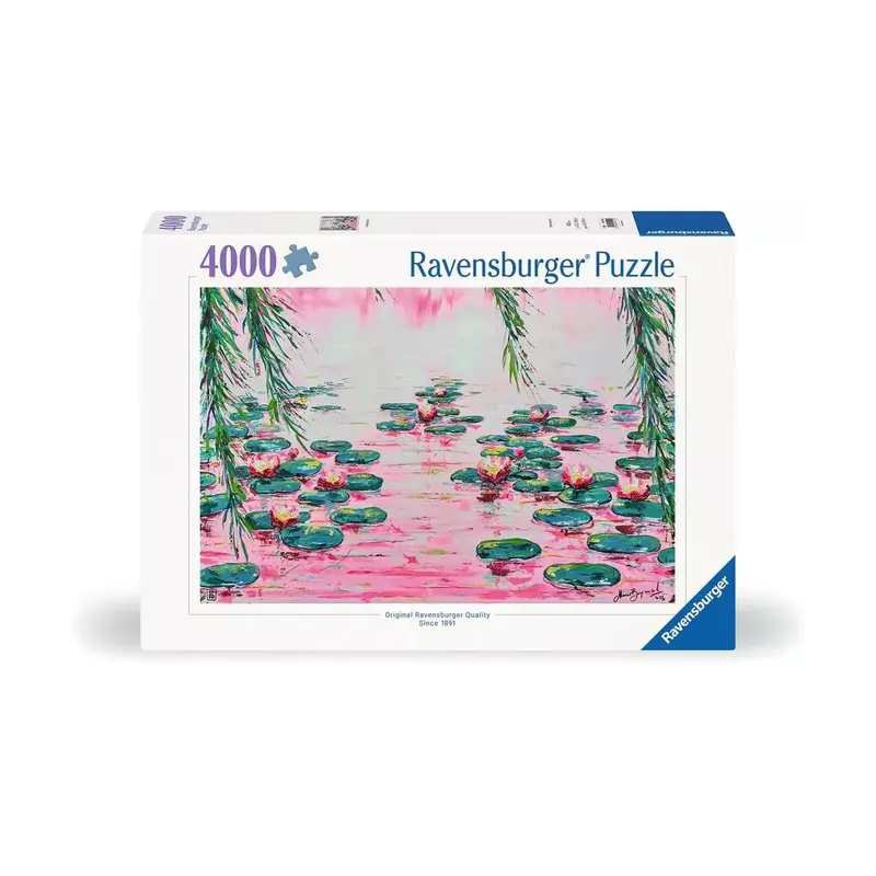 Puzzle Les Nénuphars Roses - 4000 pièces