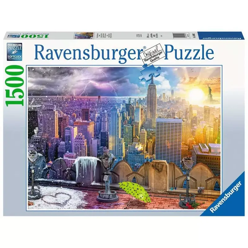 Puzzle Les Saisons à New York - 1500 pièces