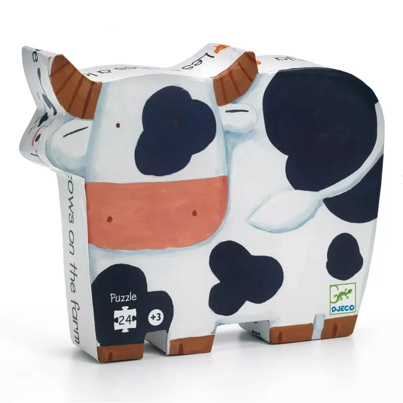 Puzzle Les Vaches à la Ferme - 24 pièces