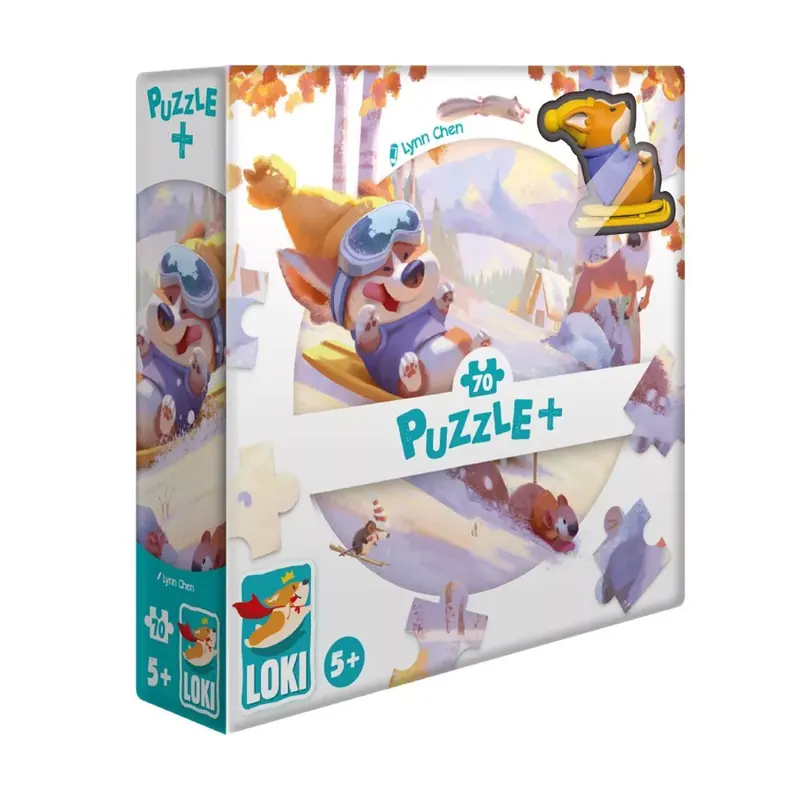 Puzzle Loki fait de la luge - 70 pièces