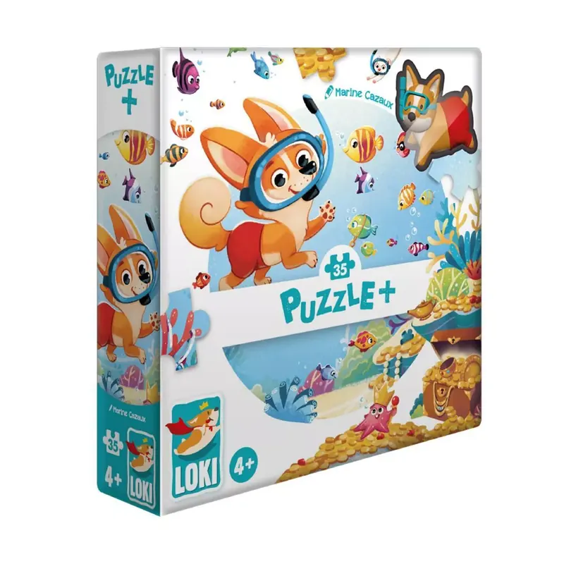 Puzzle Loki fait de la plongée - 35 pièces