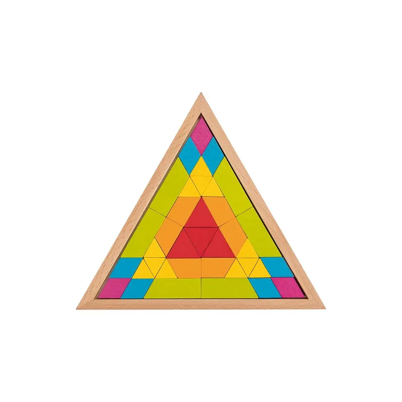 Puzzle mandala Triangle (bois)