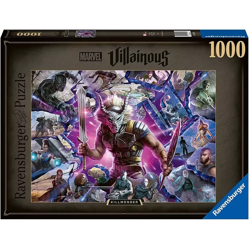 Puzzle Marvel Villainous : Killmonger - 1000 pièces