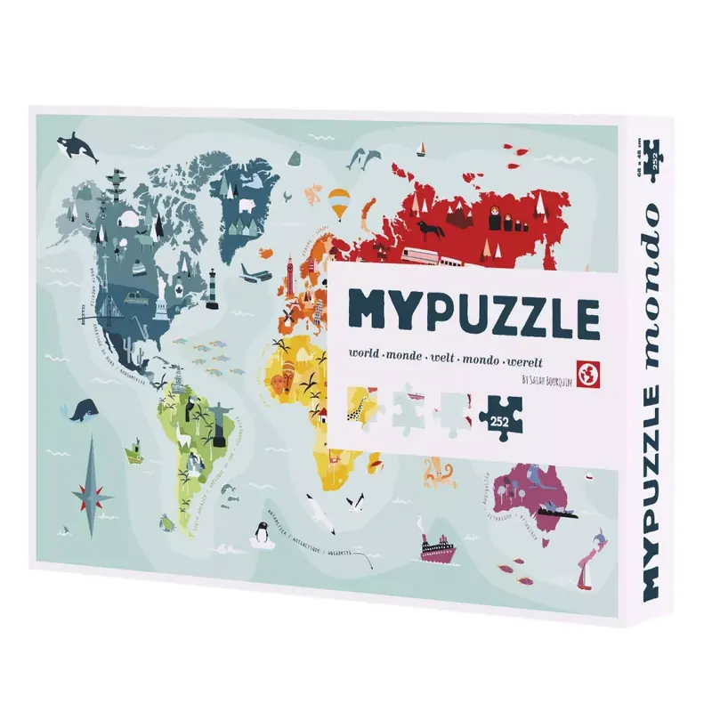 Puzzle Monde - 252 pièces
