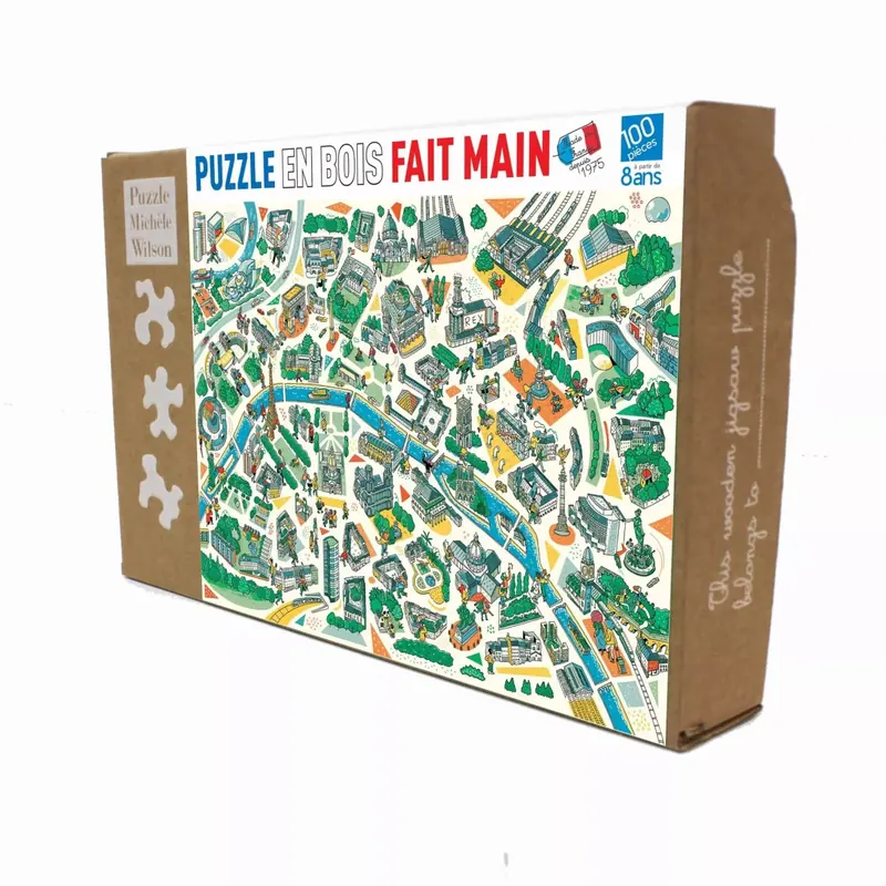 Puzzle Paris Labyrinthes - 100 pièces