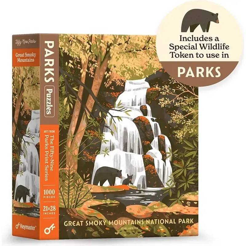 Puzzle Parks : Great Smoky Mountains National Park - 1000 Pièces