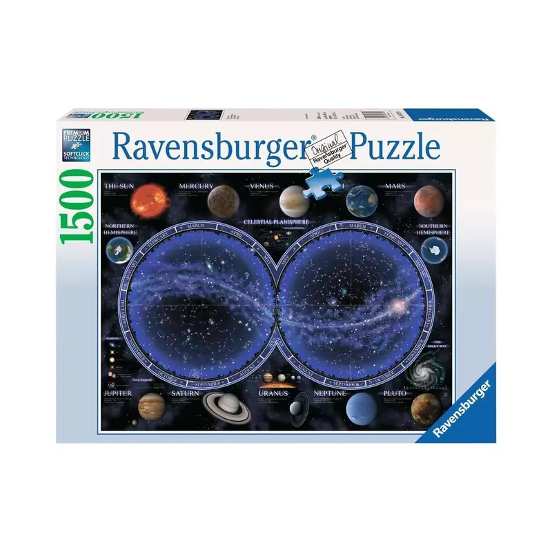 Puzzle Planisphère Céleste - 1500 pièces