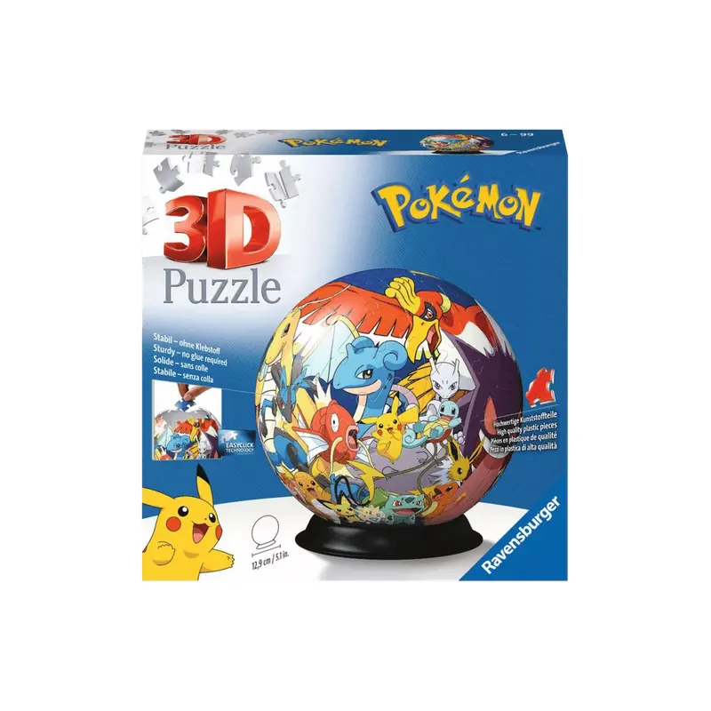 Puzzle Pokémon 3D Ball - 72 pièces
