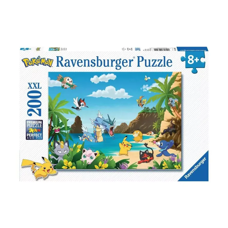 Puzzle Pokémon : Attrapez-les Tous ! - 200 pièces XXL