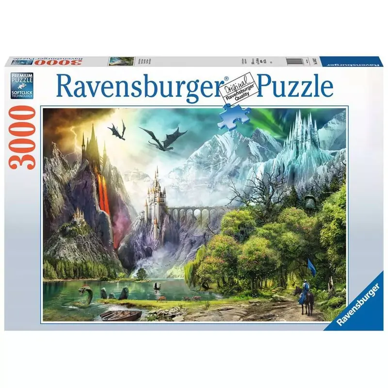 Puzzle Règnes des Dragons - 3000 pièces