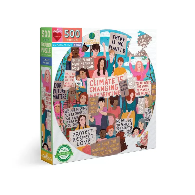 Puzzle Rond Climate Action - 500 pièces