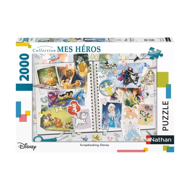 Puzzle Scrapbooking Disney - 2000 pièces