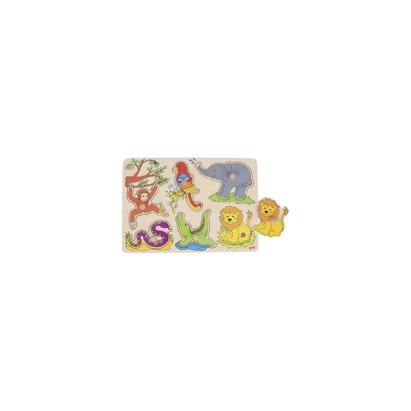 Puzzle sonore animaux sauvages Goki