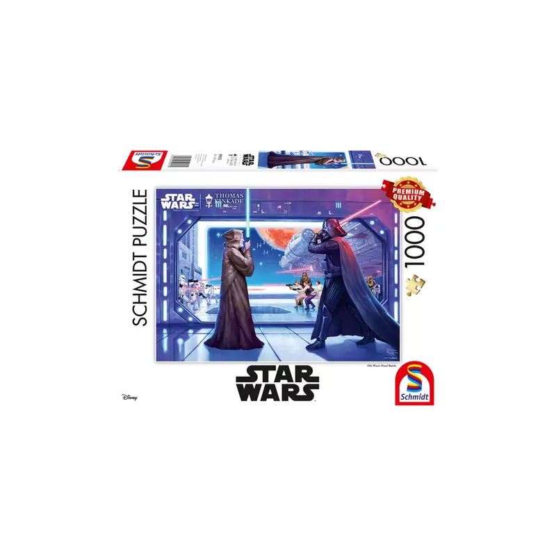 Puzzle Star Wars Le Combat Final d'Obi Wan - 1000 pièces