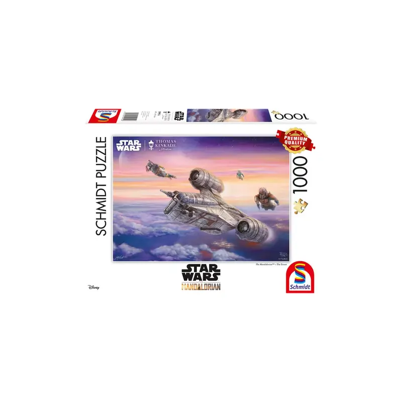Puzzle Star Wars Mandalorian The Escort - 1000 pièces