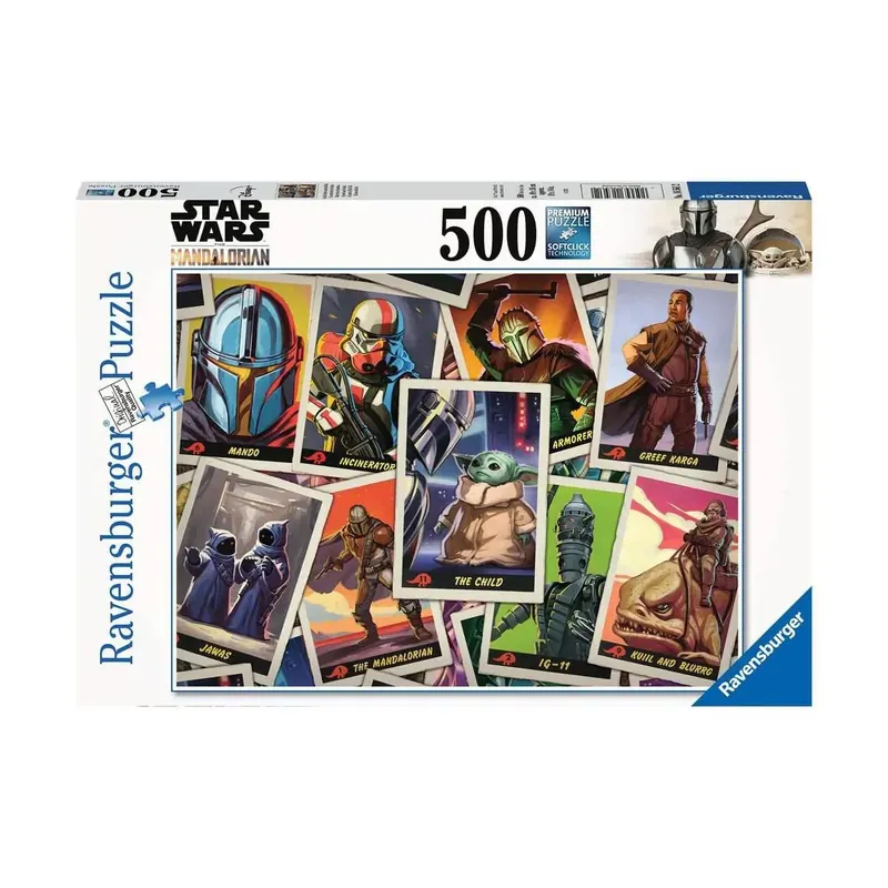 Puzzle Star Wars The Mandalorian : Baby Yoda - 500 pièces