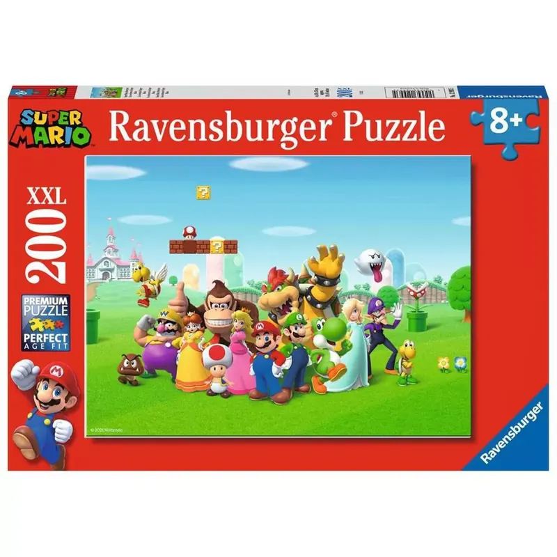 Puzzle Super Mario : Les Aventures de Super Mario - 200 pièces XXL