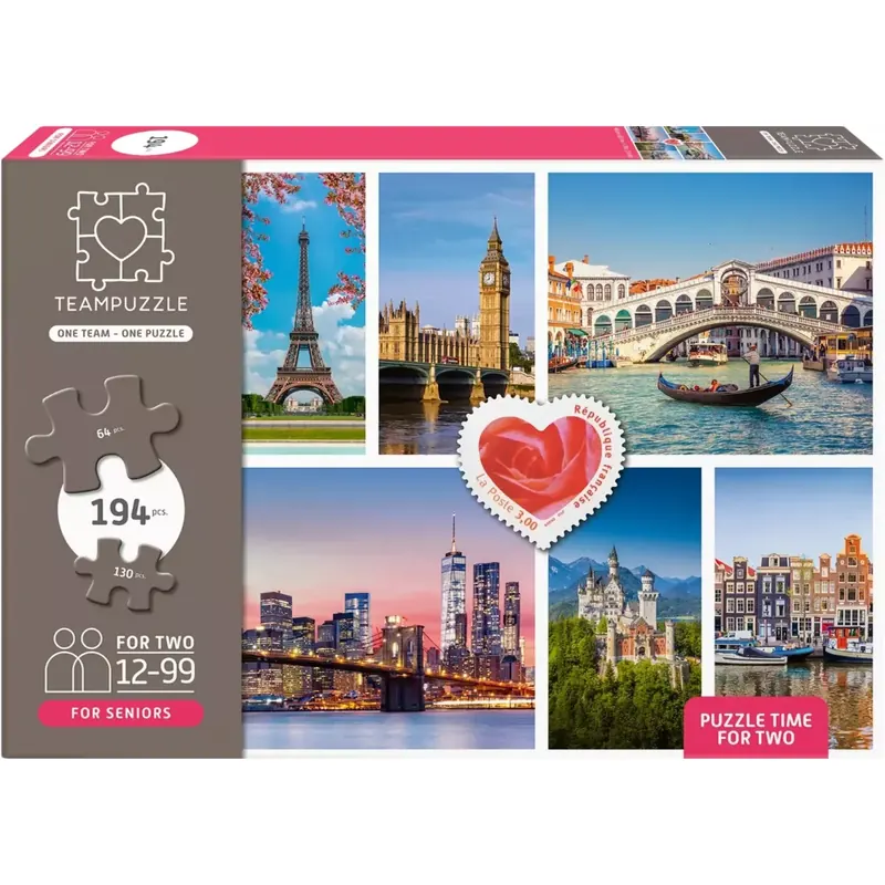 Puzzle Teampuzzle : City Trips - 1000 pièces