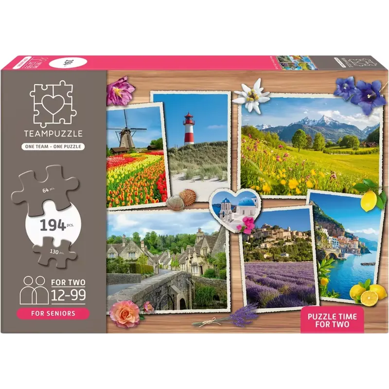 Puzzle Teampuzzle : Lieux de rêve - 194 pièces