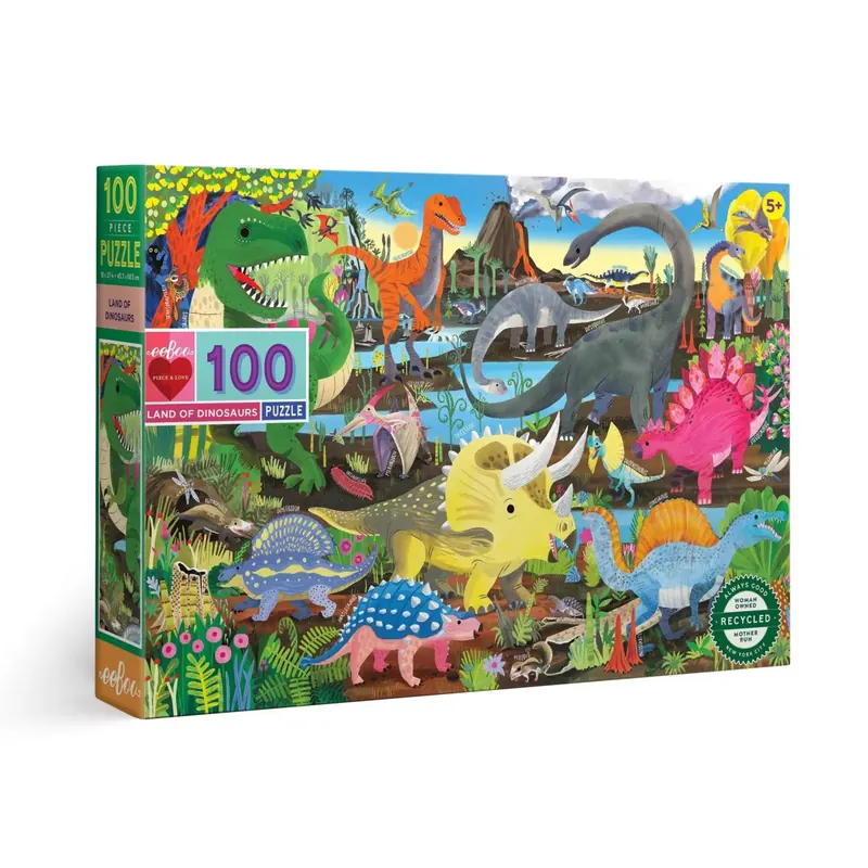 Puzzle Terre des Dinosaures - 100 pièces