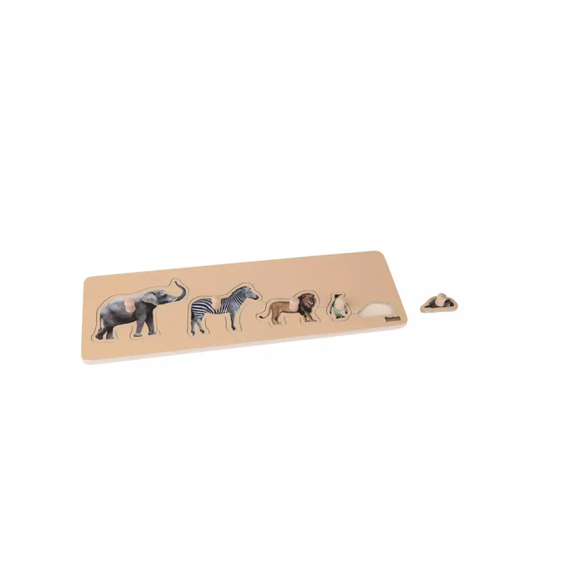 Puzzle Tout-petit : 5 Animaux Sauvages