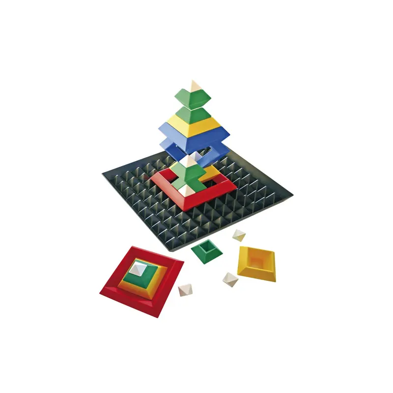 Puzzle triangle pyramides avec base - Lot de 25
