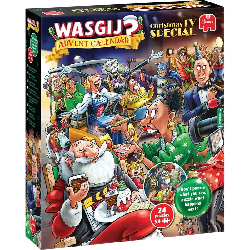Puzzle Wasgij Calendrier De L'avent 2026 : Programme Spécial De Noël - 24 puzzles de 54 pièces
