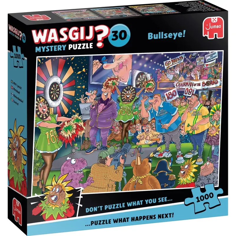 Puzzle Wasgij Mystery - 30 : En Plein Dans Le Mille ! - 1000 Pièces