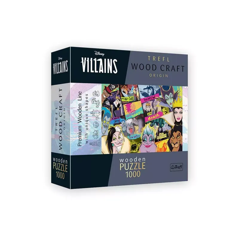 Puzzle Wood Craft Disney Villains - 1000 pièces