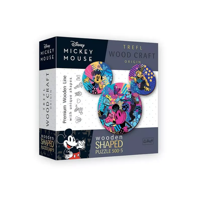 Puzzle Wood Craft Mickey Mouse - 500 pièces