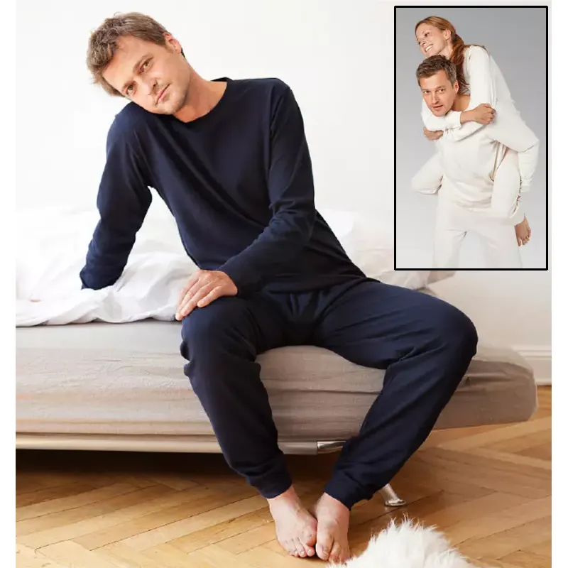 Pyjama coton bio pour homme