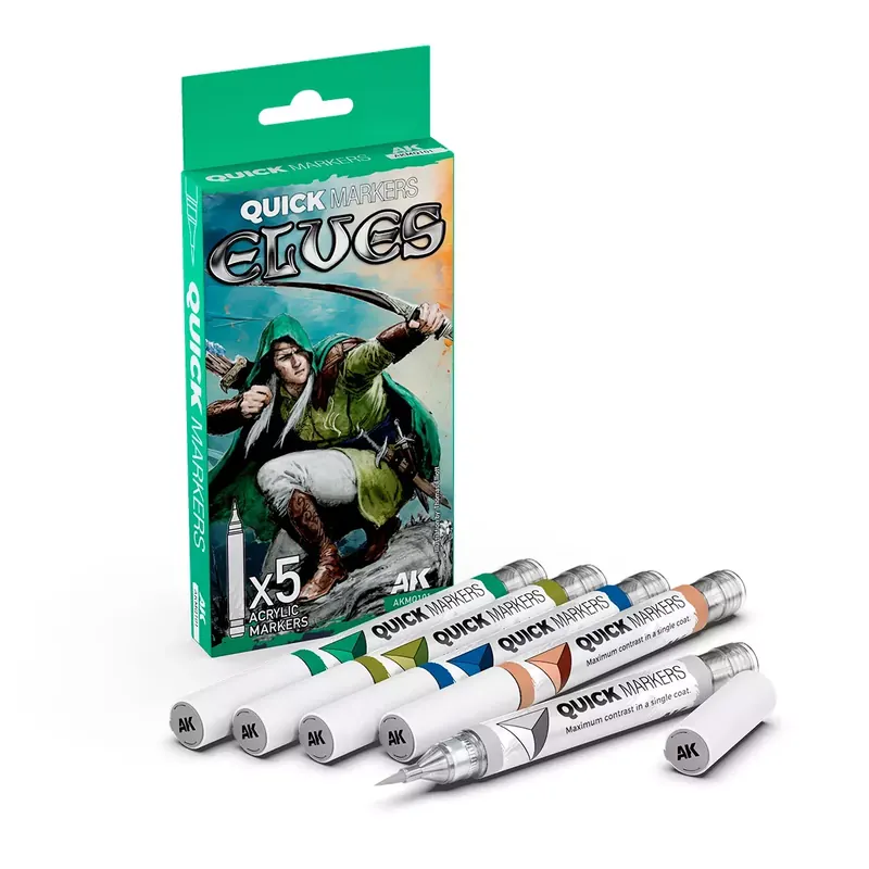 Quick Markers AK Interactive : Elves Set
