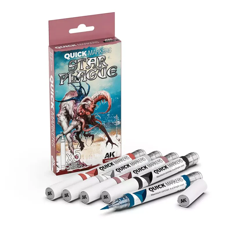 Quick Markers AK Interactive : Star Plague Set