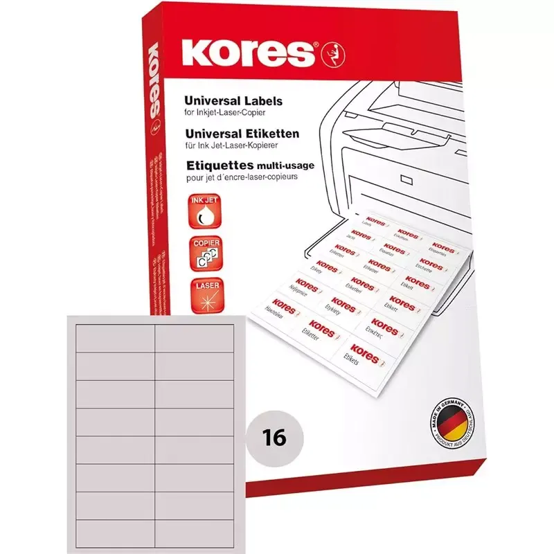 RADEX Etiquettes universelles - détachable - 105 x 37 mm -