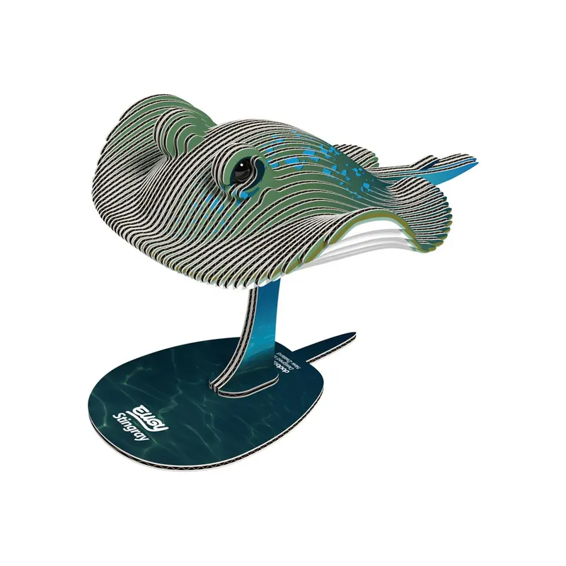 Raie - Puzzle Eugy - Poisson cartilagineux 3D à collectionner