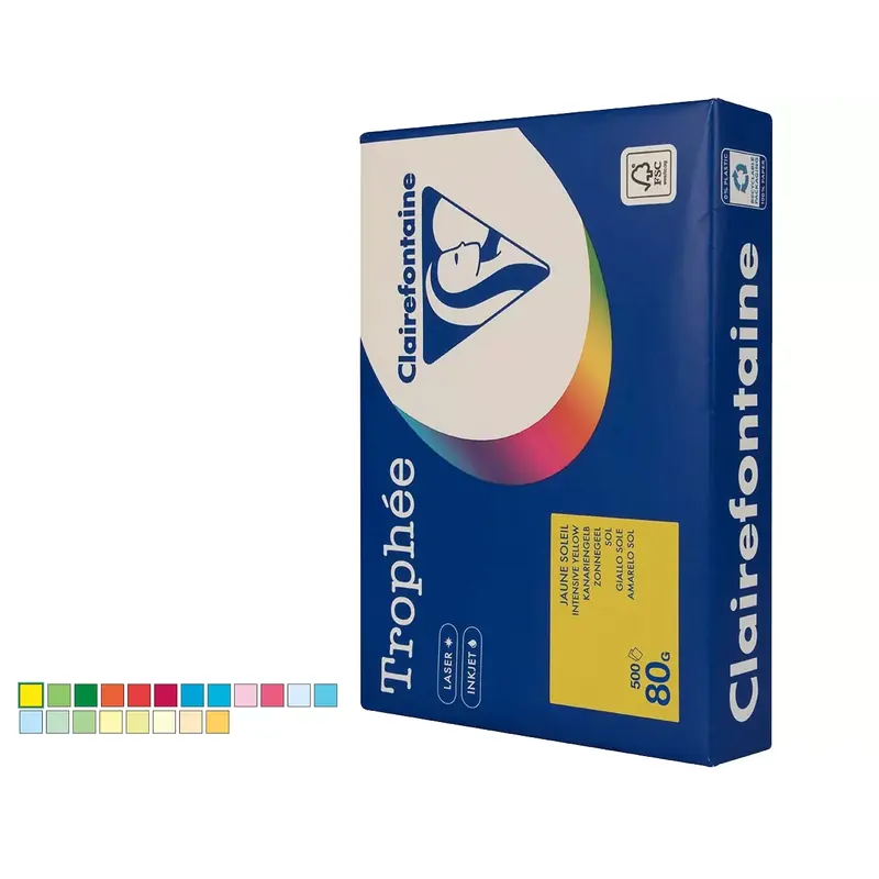 Ramette papier couleur A4 FSC® Trophée